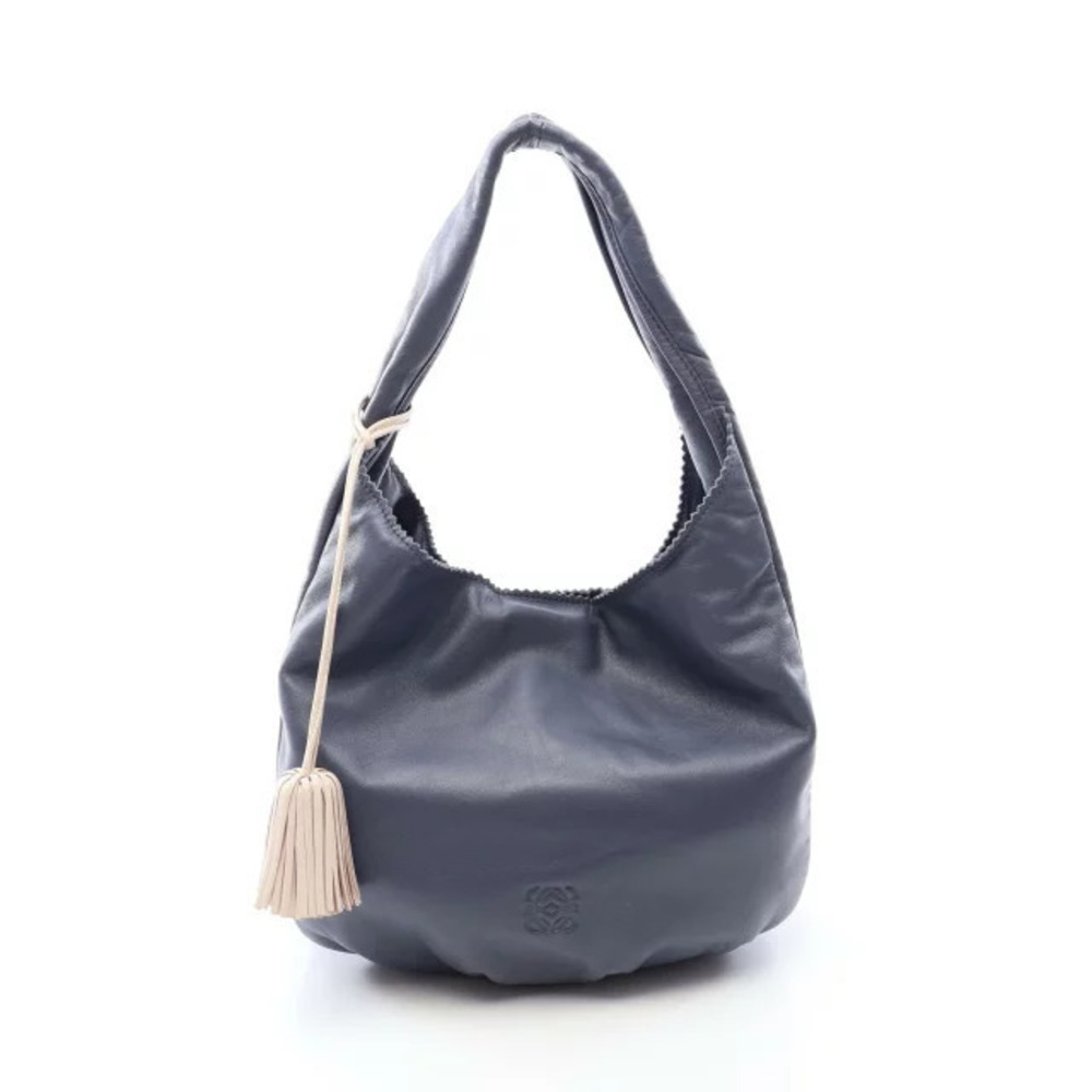 Loewe Viento Shoulder Bag Leather Blue